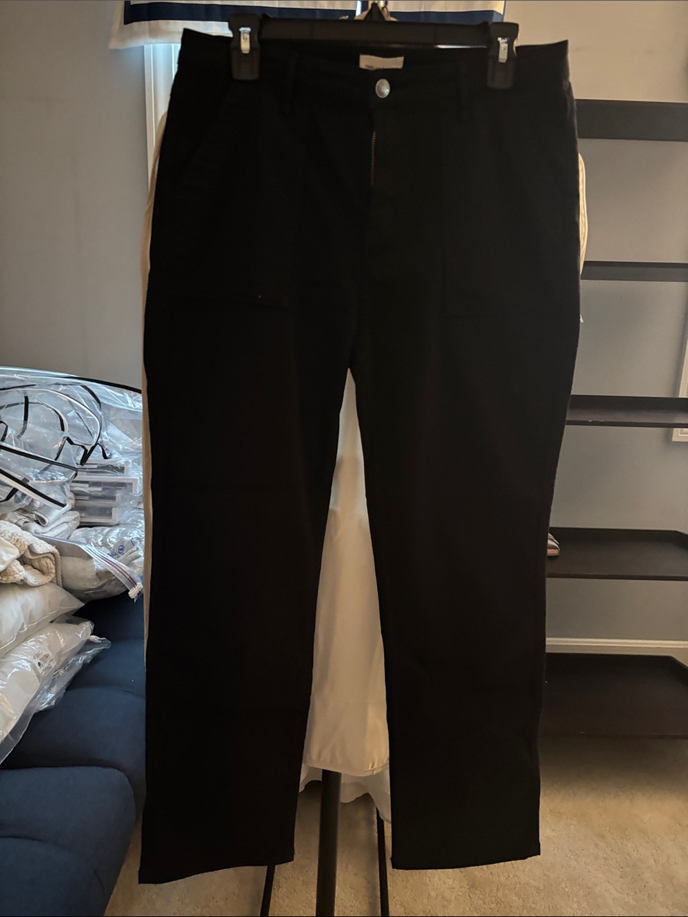 Women’s Black Straight-Leg Pants